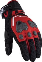 LS2 Handschoenen LS2 Vega zwart / rood maat XL - motor handschoenen - scooter handschoenen