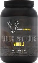 Bullish Nutrition - whey protein - Vanille - 900g - Snel opneembare eiwitten - hoogwaardige ingrediënten - laag vet- en koolhydraatgehalte