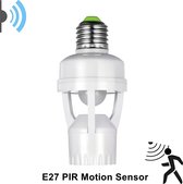 360 Graden Pir Menselijk Inductie Motion Sensor Led Night Lamp Socket Base E27 Ac 110V-220V Vertraging tijd Verstelbare Schakelaar