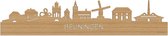 Skyline Beuningen Bamboe hout - 100 cm - Woondecoratie - Wanddecoratie - Meer steden beschikbaar - Woonkamer idee - City Art - Steden kunst - Cadeau voor hem - Cadeau voor haar - Jubileum - Trouwerij - WoodWideCities