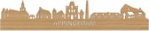 Skyline Appingedam Bois de Bamboe - 120 cm - Décoration design - Décoration murale