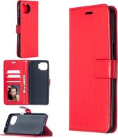 Portemonnee Book Case Hoesje Geschikt voor: Motorola Moto G 5G Plus -  rood