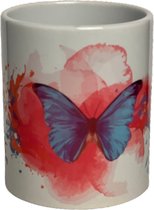 Klik - Mok - Butterfly Ink - 11 oz – Grote handgreep