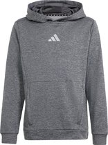 adidas Performance Training AEROREADY Heather Hoodie Kids - Kinderen - Zwart- 164