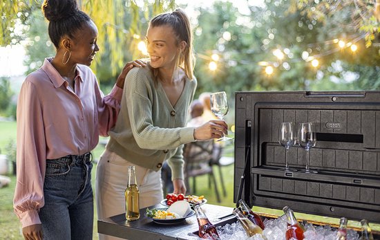 Keter Unity Patio Cooler Partytafel - 95,5x58,4x89,8cm - Zwart van Merkloos — afbeelding 4