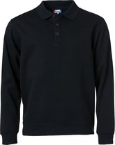 Clique Basic Polo Sweater 021032 - Zwart - XXL