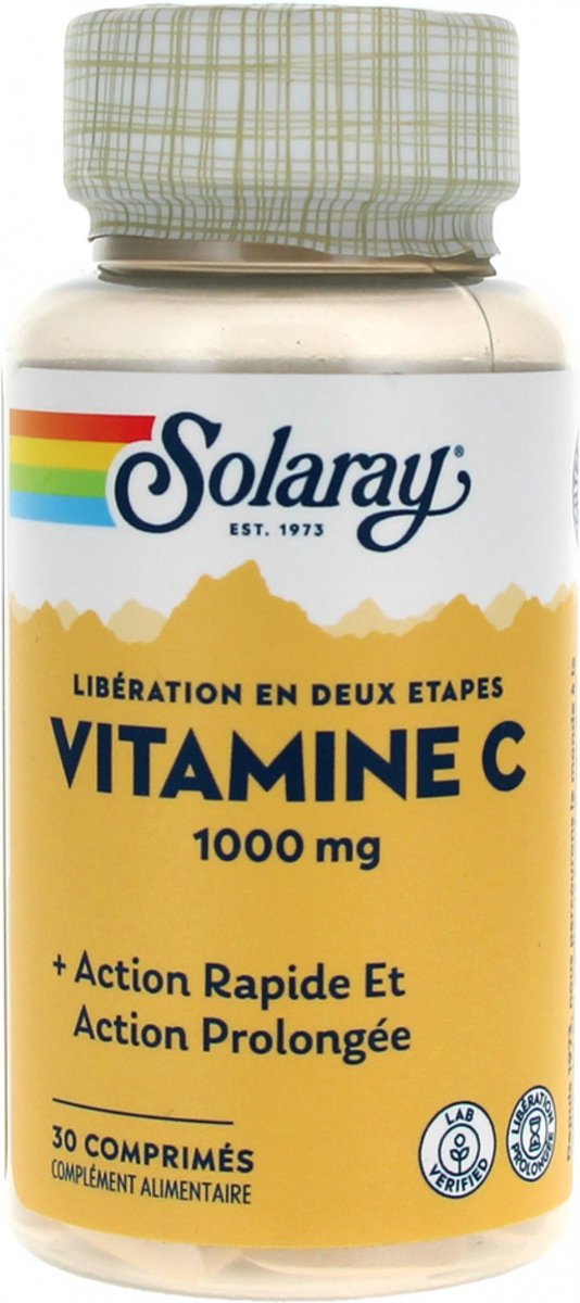 Goedkoopste Solaray Vitamine C 1000 mg 30 Tabletten