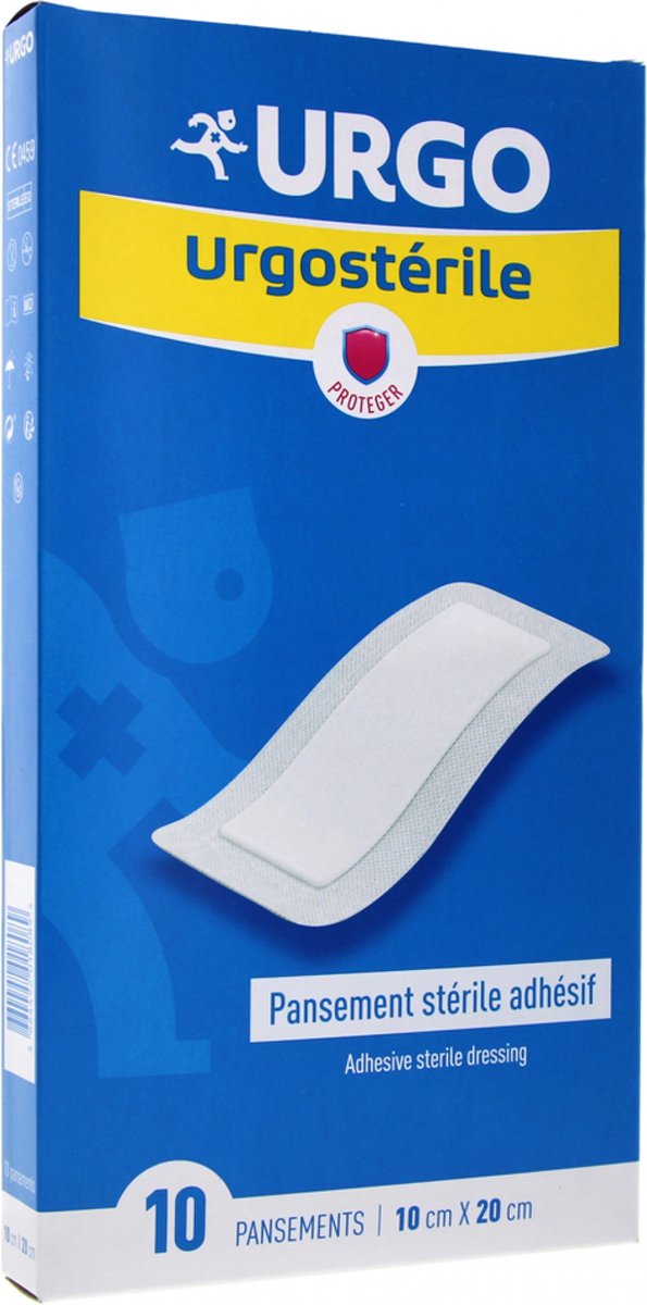 Goedkoopste Urgo Steriel Kleefverband 10 x 20 cm 10 Verbandmiddelen