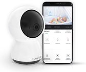 Lakoo® BabyGuard Kitty - Beveiligingscamera - Hondencamera - Babyfoon met Camera en app - 720HD - Wifi - Nachtzicht - Bewegingsdetectie - Terugspreekfunctie - Draaibaar - Bewakingscamera voor Binnen Indoor - slaapmuziek