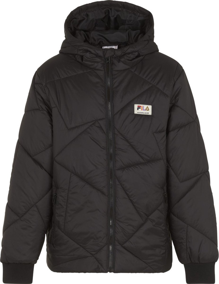 Fila Teens jongens gewatteerd jack Tullnerfeld Padded Jacket Moonless Night-146/152 Zwart