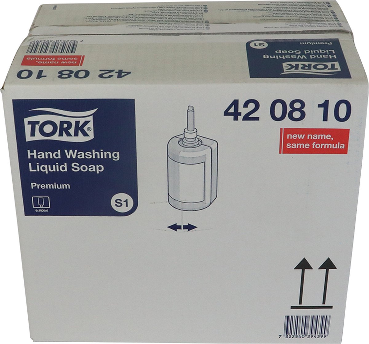 Goedkoopste Voordeelverpakking 2 X Tork Reinigende Vloeibare Zeep, transparant S1, ongeparfumeerd, 6x1 liter (420810