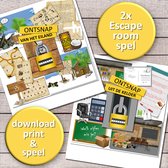 2x Escape room spel voor kinderen 8 t/m 12 jr. – escape bundel 6 – download, print & speel – kinderfeestje
