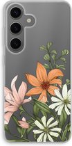 Case Company® - Hoesje geschikt voor Samsung Galaxy S24 hoesje - Floral bouquet - Soft Cover Telefoonhoesje - Bescherming aan alle Kanten en Schermrand