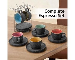 Koffiemok set/mok – Moderne keramische matte mok – Grote koffiemok