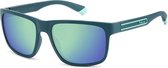 Polaroid Pld 2157/ S Lunettes de soleil polarisantes rectangulaires en plastique pour hommes