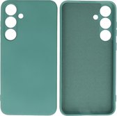 Fashion Backcover Phone Case - Color Case - Convient pour le Samsung Galaxy S24 Plus - Vert foncé