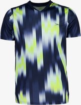 Dutchy Dry heren voetbal T-shirt blauw met print - Maat S