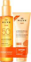 Nuxe Sun Huile Sun Bronzante SPF 50 + Lait Après-soleil - 150 ml - 100 ml