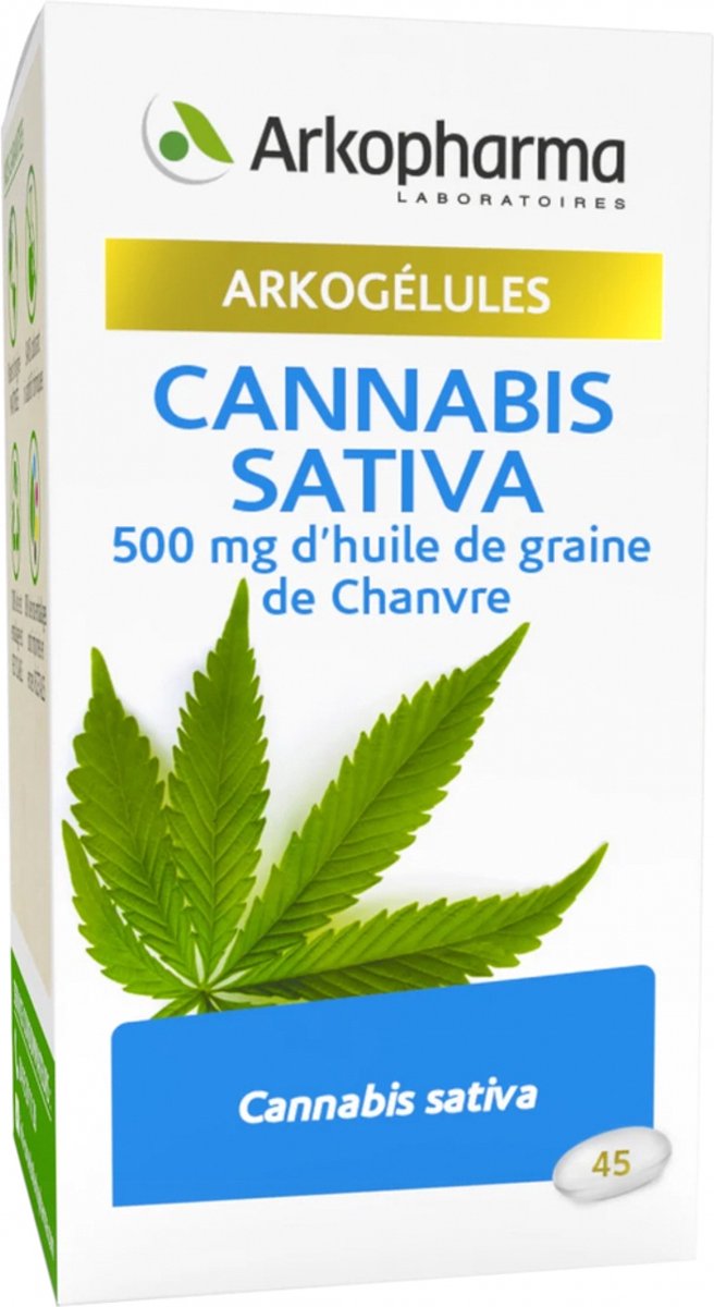 Goedkoopste Arkopharma Arkogélules Cannabis Sativa 45 Capsules
