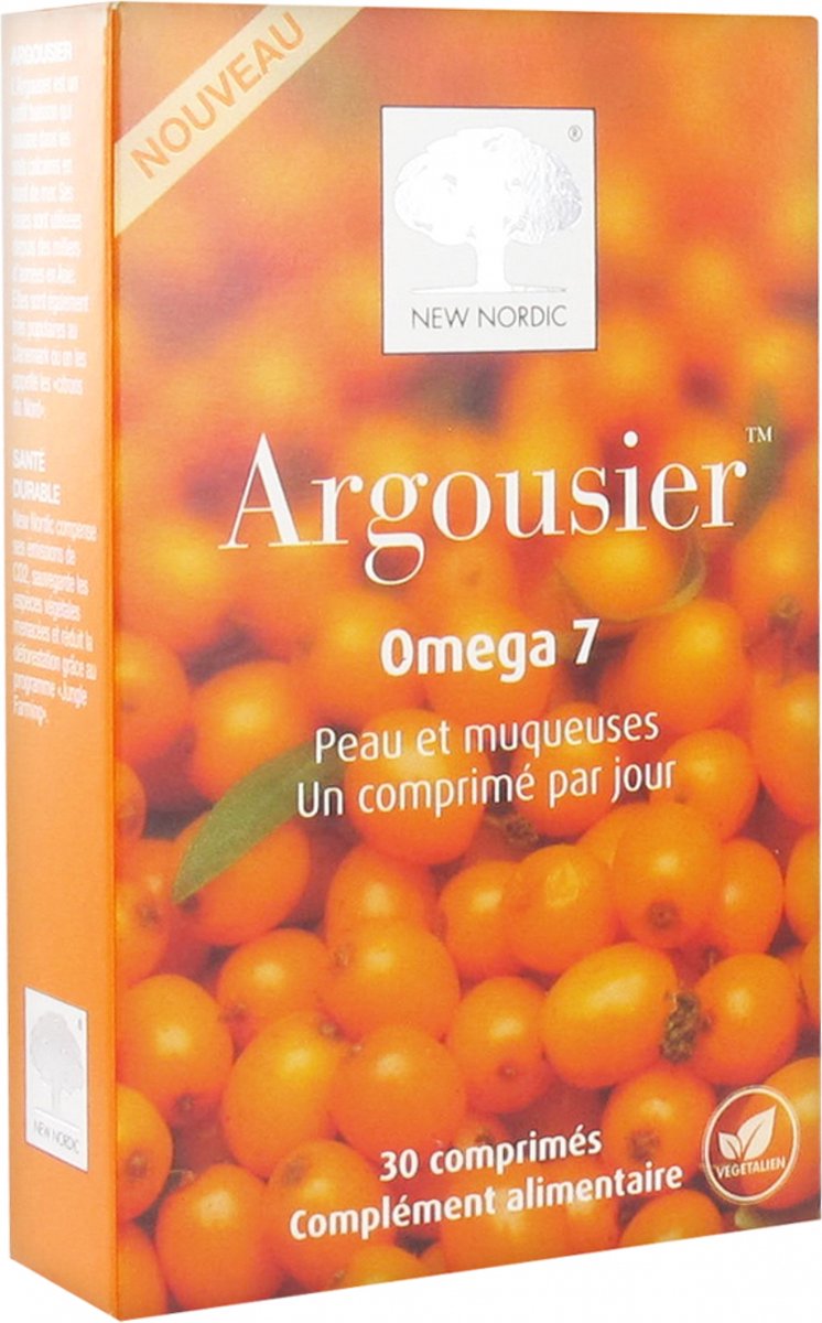 Goedkoopste New Nordic Duindoorn Omega 7 Huid en Slijmvliezen 30 Tabletten