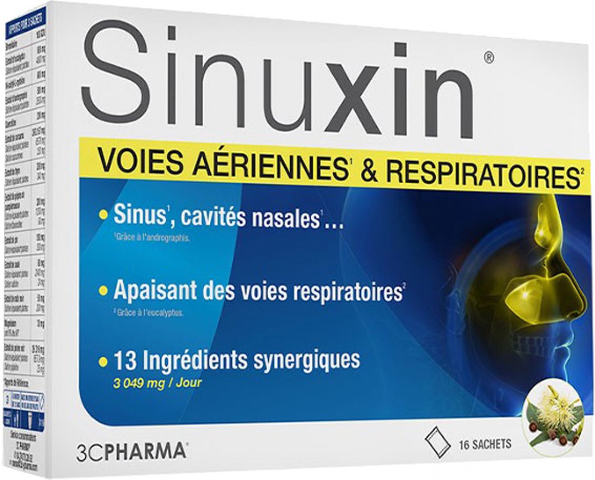 Goedkoopste 3C Pharma Sinuxin 16 Zakjes