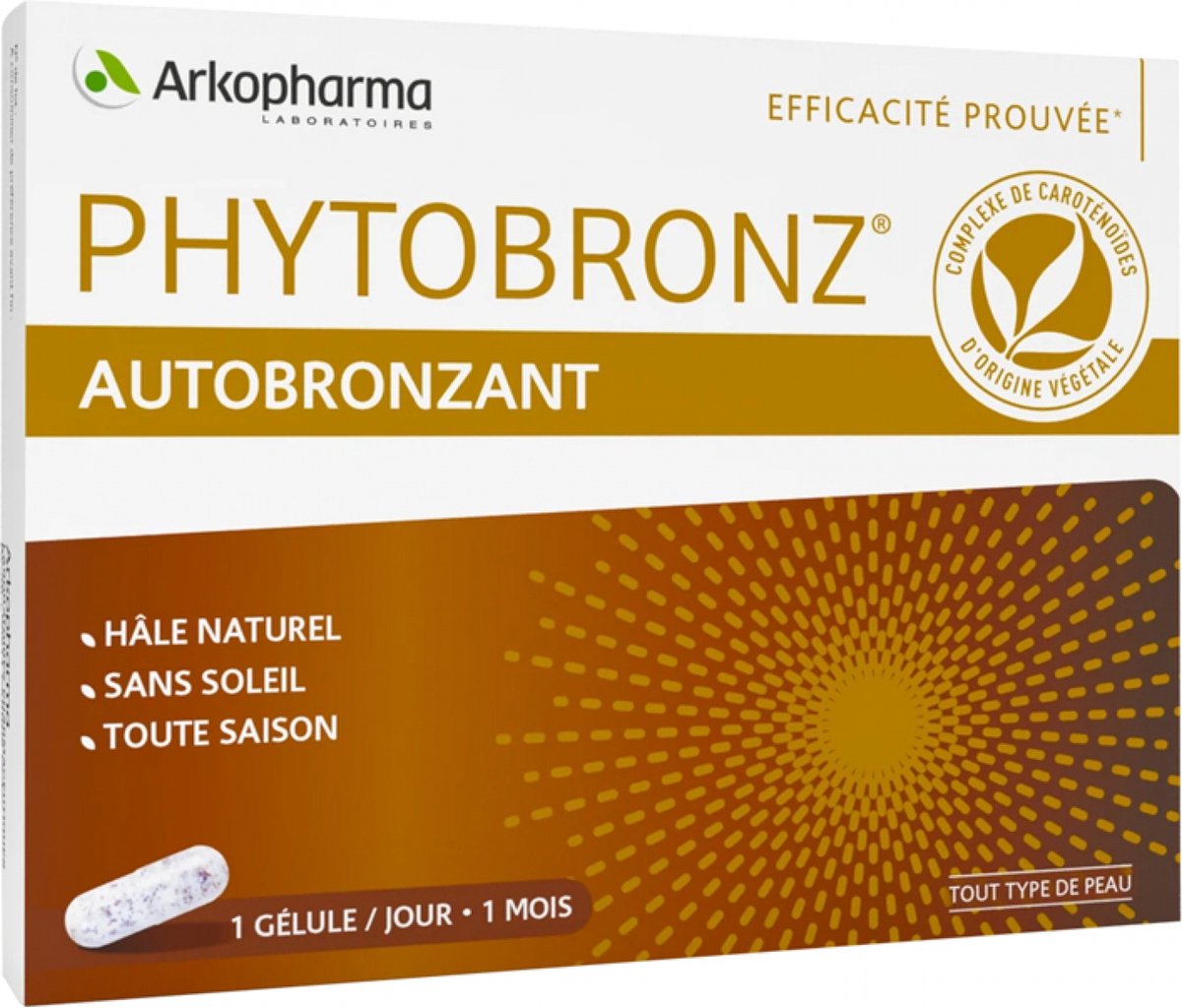 Goedkoopste Arkopharma Phytobronz Zelfbruiner 30 Capsules