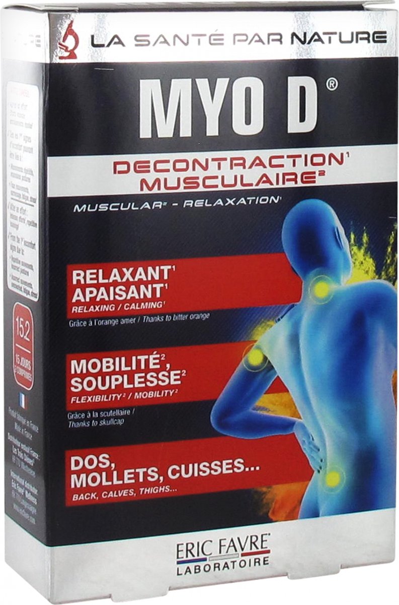 Goedkoopste Eric Favre Myo D Spierontspanning 30 Tabletten