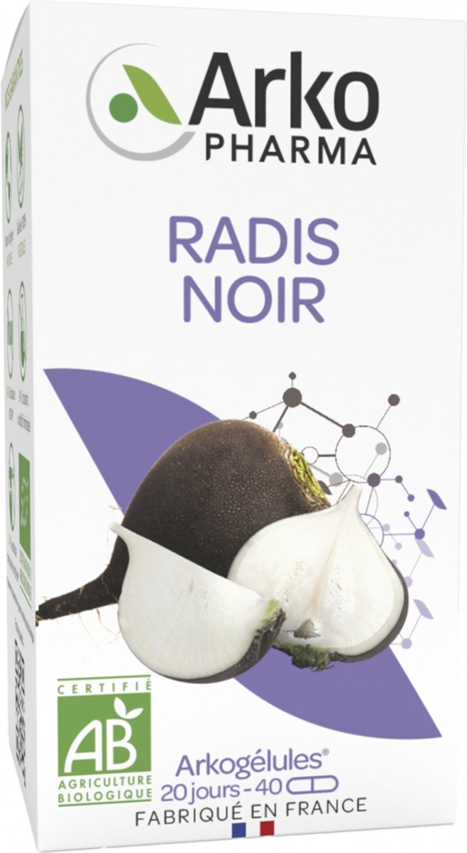 Goedkoopste Arkopharma Arkogélules Radis Noir Bio 40 Gélules