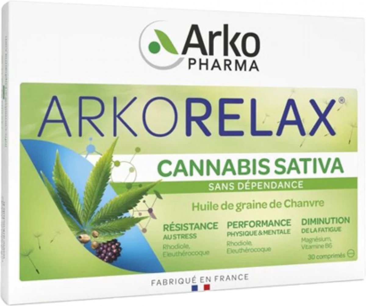 Goedkoopste Arkopharma Arkorelax Cannabis Sativa 30 Tabletten