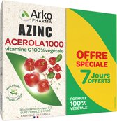 Arkopharma Azinc Acerola 1000 Verpakking van 2 x 30 Kauwtabletten