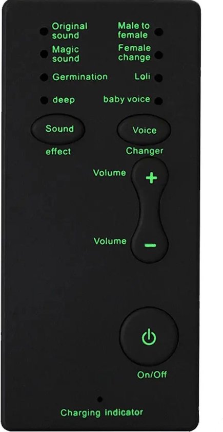 Stemvervormer - Stemveranderaar Voor Bellen - Stemveranderingsapparaat - Voice Changer - Geluidsmanipulator - 7 Verschillende Opties - 3.5 mm-interface - 