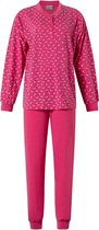 Lunatex - Dames Pyjama - Roze -Tulp - Katoen - Maat XXL