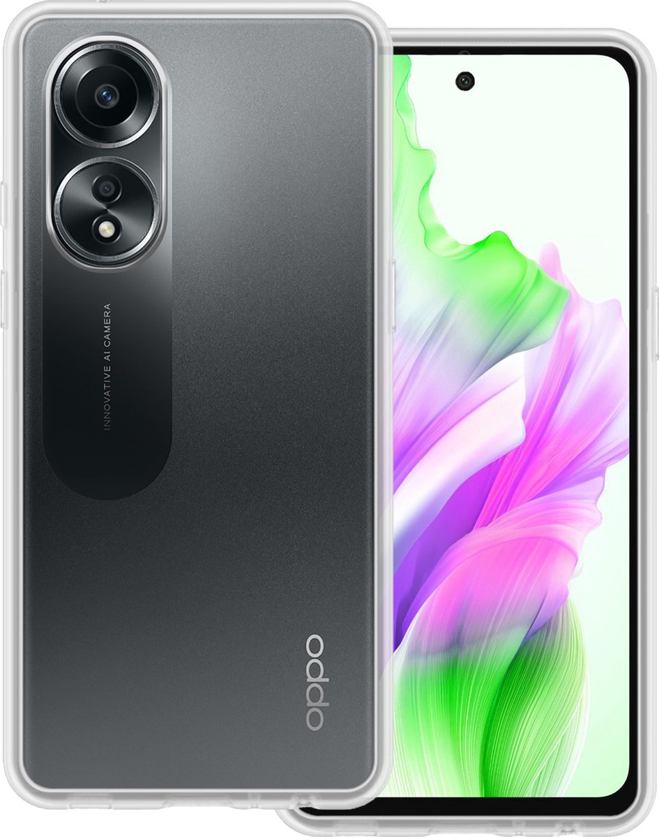 Hoesje Geschikt voor OPPO A58 - Sterk & Shockproof - Hoes Cover - Siliconen Case - Transparant