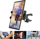 Hometrainer, tablethouder, 360 graden instelbaar, binnenin, spin, fiets, tablet, microfoonstandaard, houder voor iPad Pro Mini Air, 4,7-12,9 inch tablet mobiele telefoons