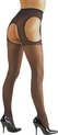 Cottelli Collection – Sexy panty met open zijkant en kruis – Maat S/M - Zwart