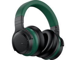 foto van Koptelefoon Bluetooth - Groene Draadloze Active Noise Cancelling Premium Hoofdtelefoon - Draadloos - Met Microfoon - Met Draad - Koptelefoons - Headphones