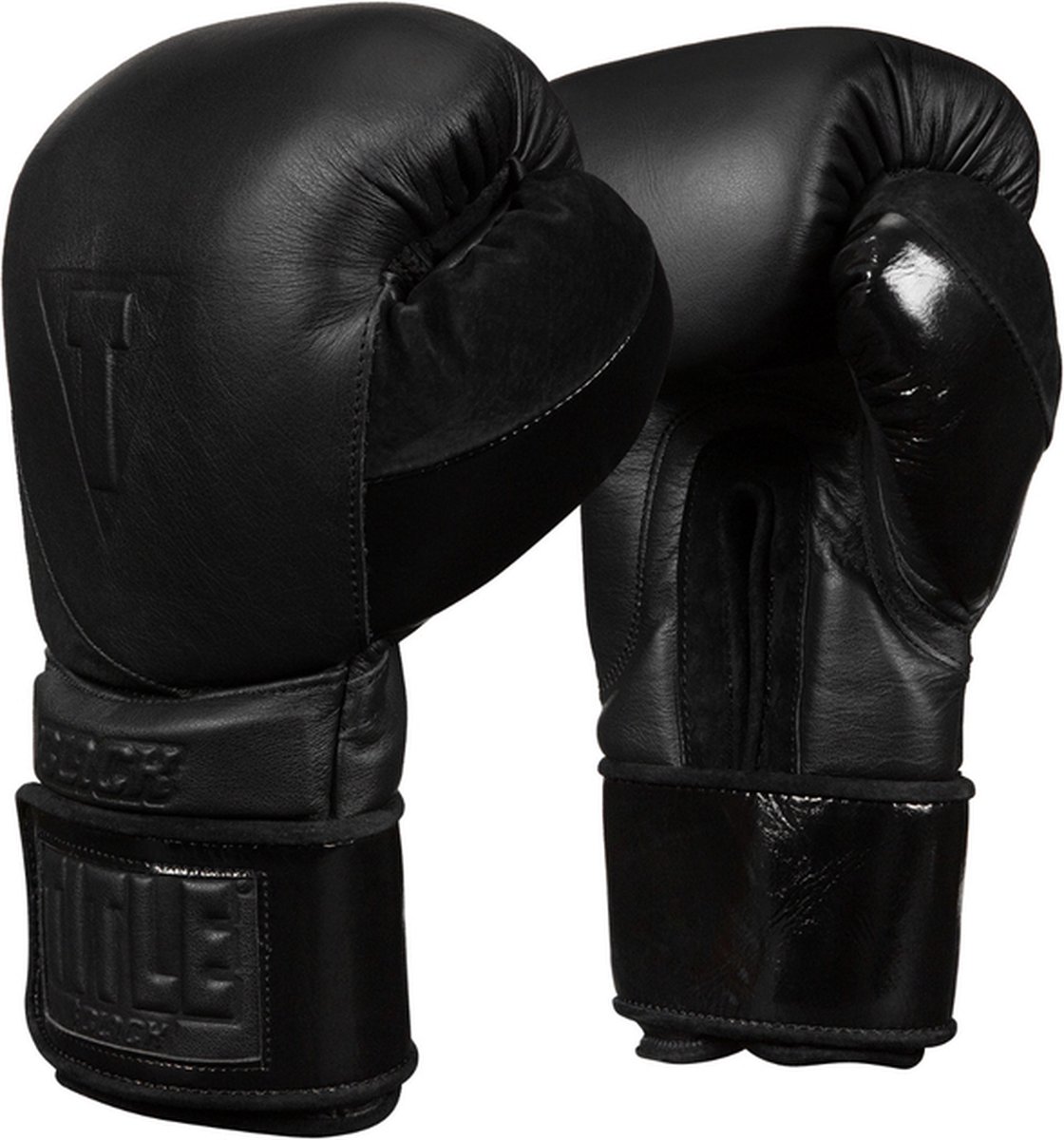 Title Bokshandschoenen Black Training 2.0 Zwart 14oz