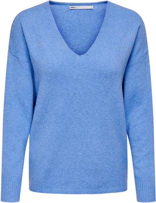 ONLY ONLRICA LIFE L/ S V-NECK PULLO KNT NOOS Pull Femme - Taille L