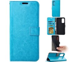 Portemonnee Book Case Hoesje Geschikt voor: Xiaomi Redmi Note 12 Pro / Poco X5 Pro - Turquoise