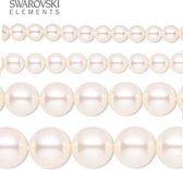 Swarovski Elements, 50 stuks Swarovski Parels, 8mm (40cm), creamrose, 5810