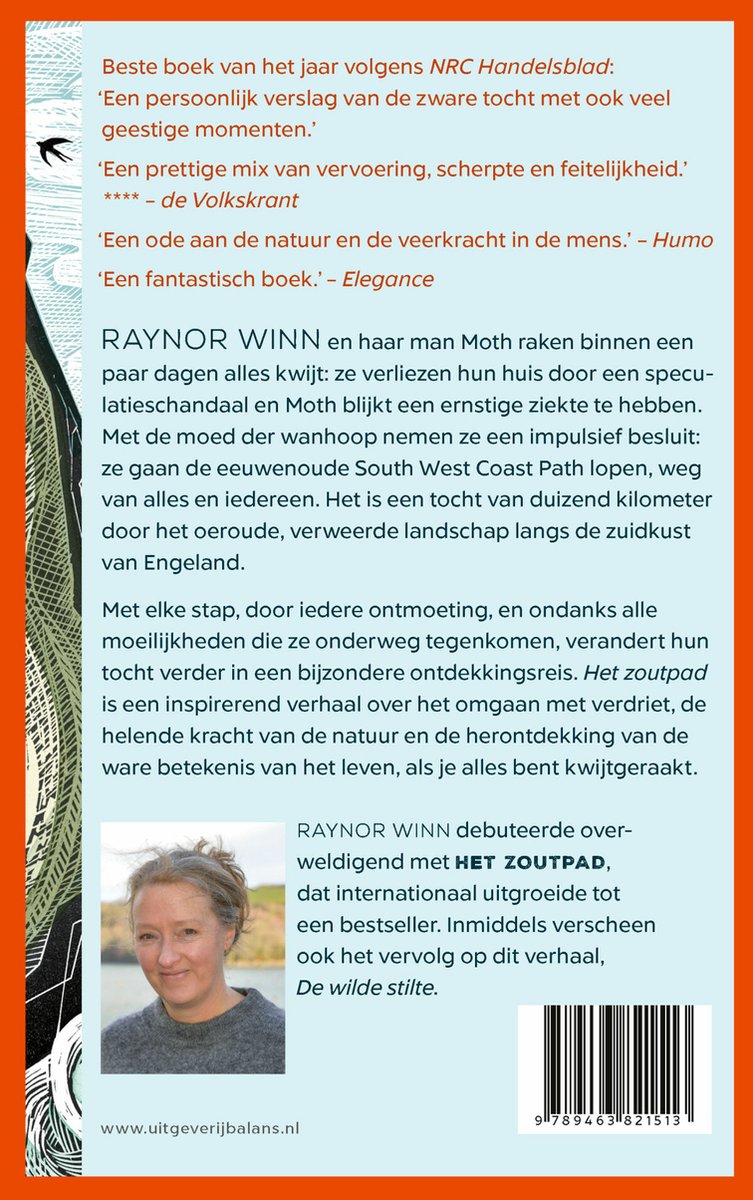 Het zoutpad - back cover