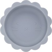Dutsi - Welpje Serie - Siliconen Babykommetje met Leeuwen Ontwerp - 350ml - Pastelblauw