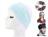 Cabantis Premium Sport Haarband - Hoofddeksel - Yoga - Haarband Heren - Haarband Dames - Stretch - Mint Groen