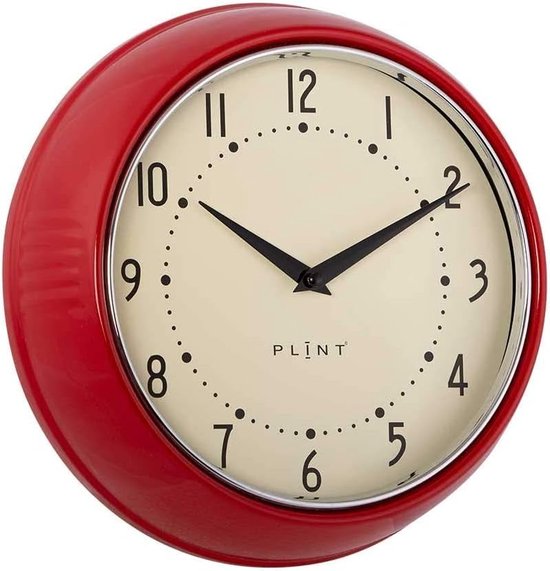Topkey Silent Wandklok Keuken 9 Inch Retro Niet-Tikkende Decoratieve Topkey Silent Wandklok Keuken 9 Inch Retro Niet-Tikkende Decoratieve