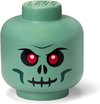 Lego - Opbergbox Head Skeleton Green Groot - Vert