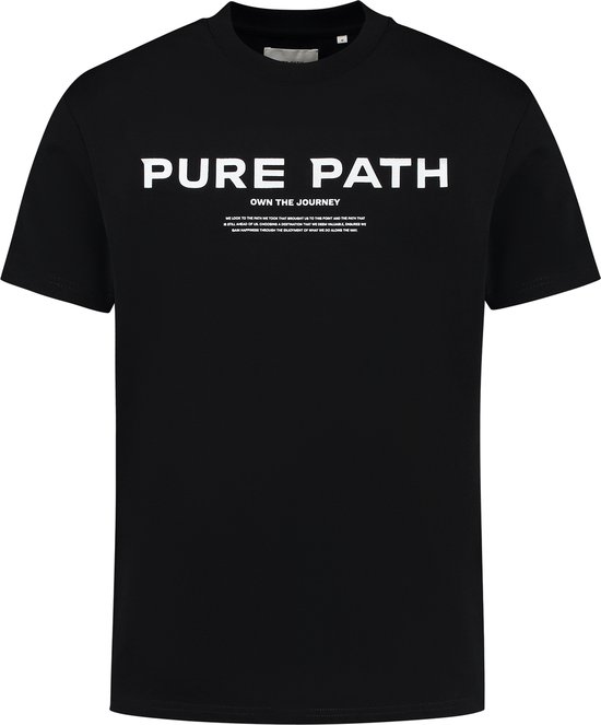 Purewhite - Heren Loose Fit T-shirts Crewneck SS - Black - Maat S