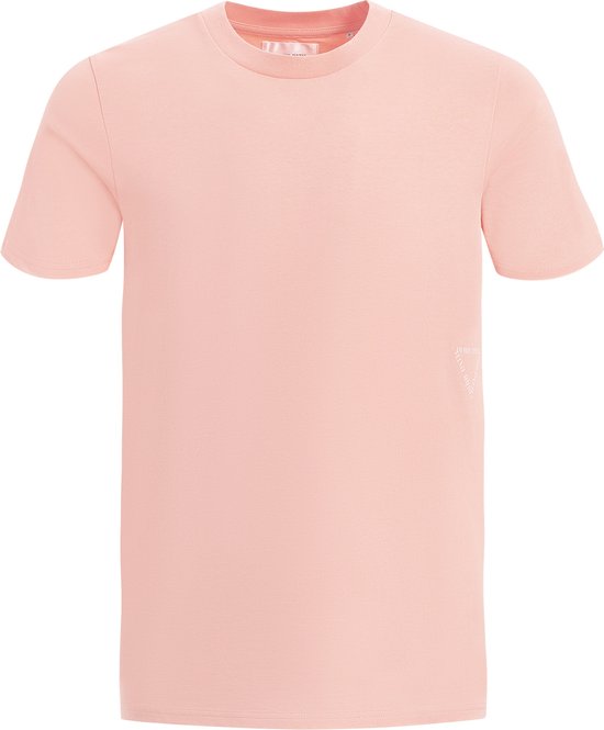 Purewhite - Heren Regular fit T-shirts Crewneck SS - Coral - Maat M