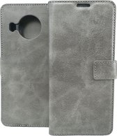Portemonnee Book Case Hoesje Geschikt voor: Nokia X10 / X20 - Grijs