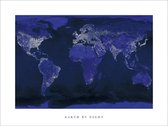Pyramid Poster - Earth By Night - 60 X 80 Cm - Multicolor