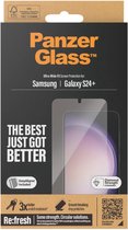 PanzerGlass - Samsung S24 Plus - Refresh Ultra- Protecteur d'écran large - Transparent